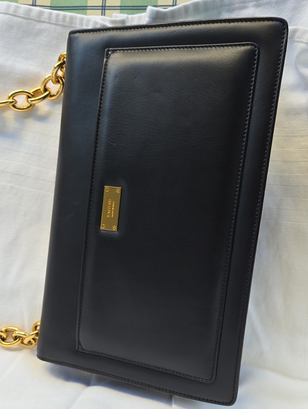 Tom Ford Carine Leather Handbag - Picture 16 of 16